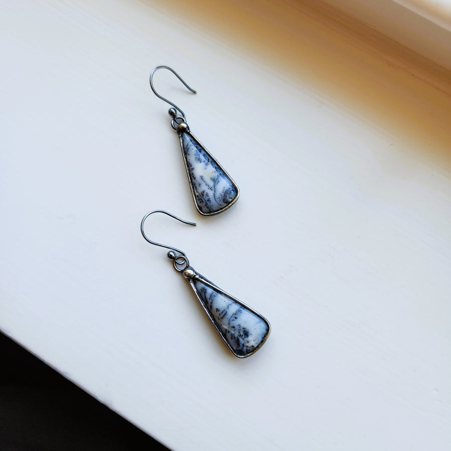 Dendrite Agate Earrings