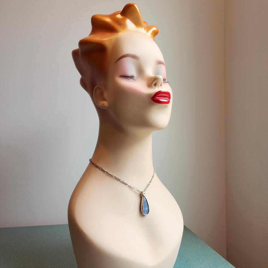 Pear Shaped Kyanite Pendant - SOLD