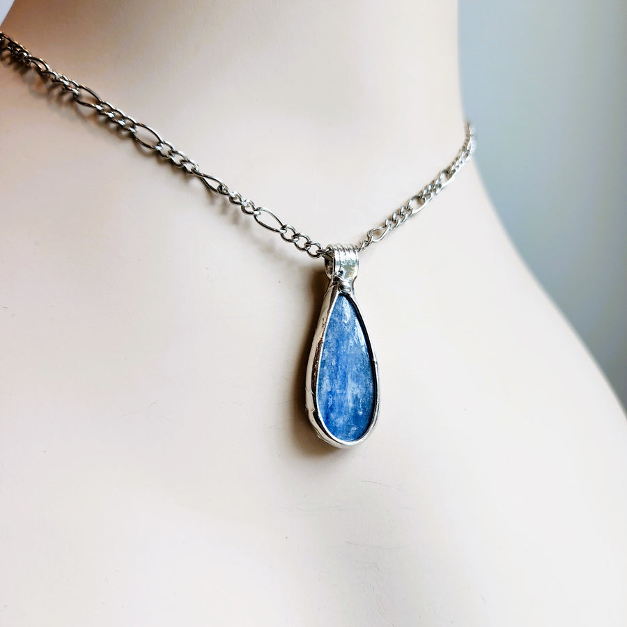 Pear Shaped Kyanite Pendant - SOLD