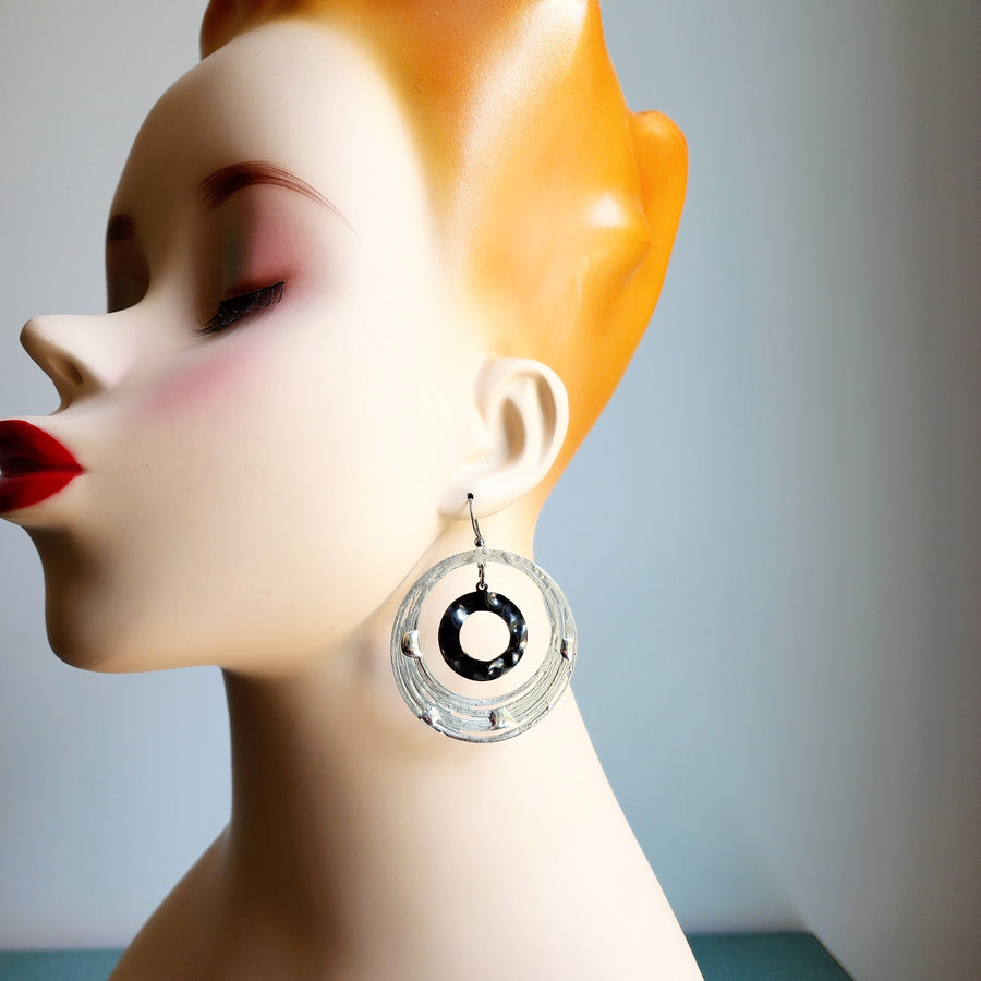 Large Hoop in Hoop Earrings