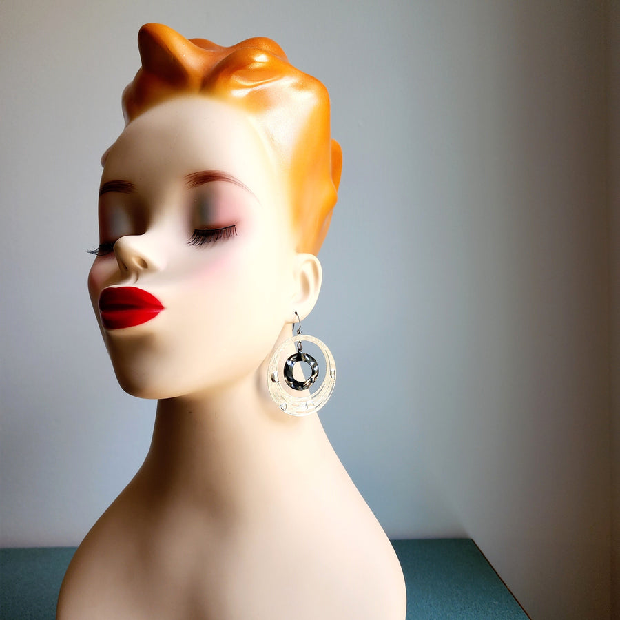 Large Hoop in Hoop Earrings