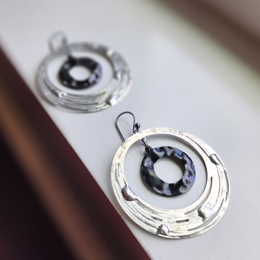 Large Hoop in Hoop Earrings