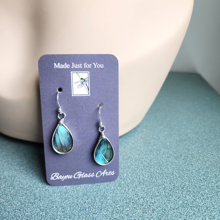 SOLD - Blue Labradorite Earrings