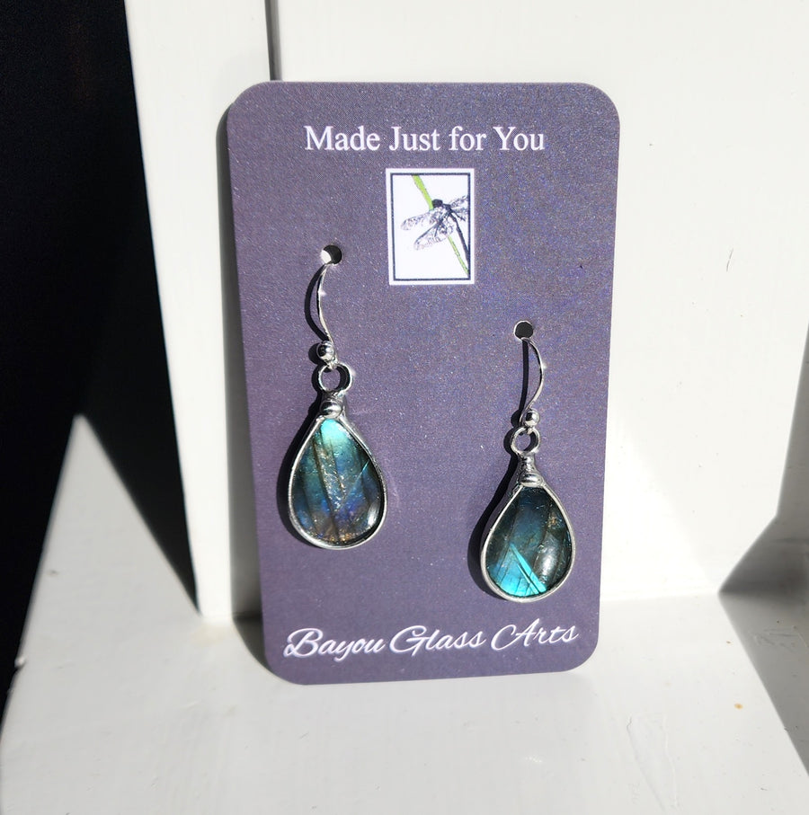 SOLD - Blue Labradorite Earrings