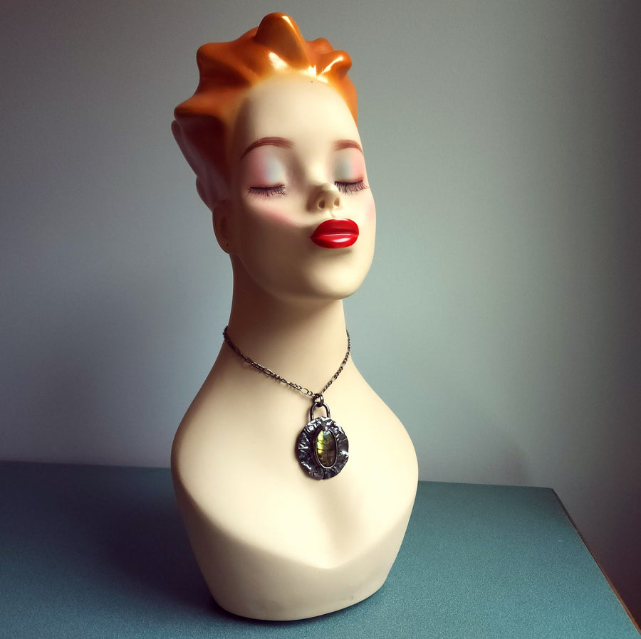 SOLD - Labradorite Statement Necklace