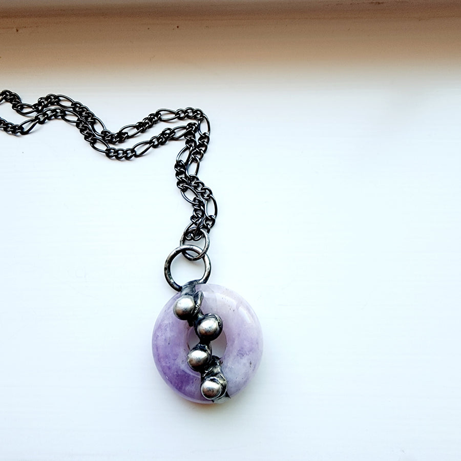 SOLD - Lavender Pendant, Amethyst Necklace