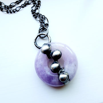 SOLD - Lavender Pendant, Amethyst Necklace