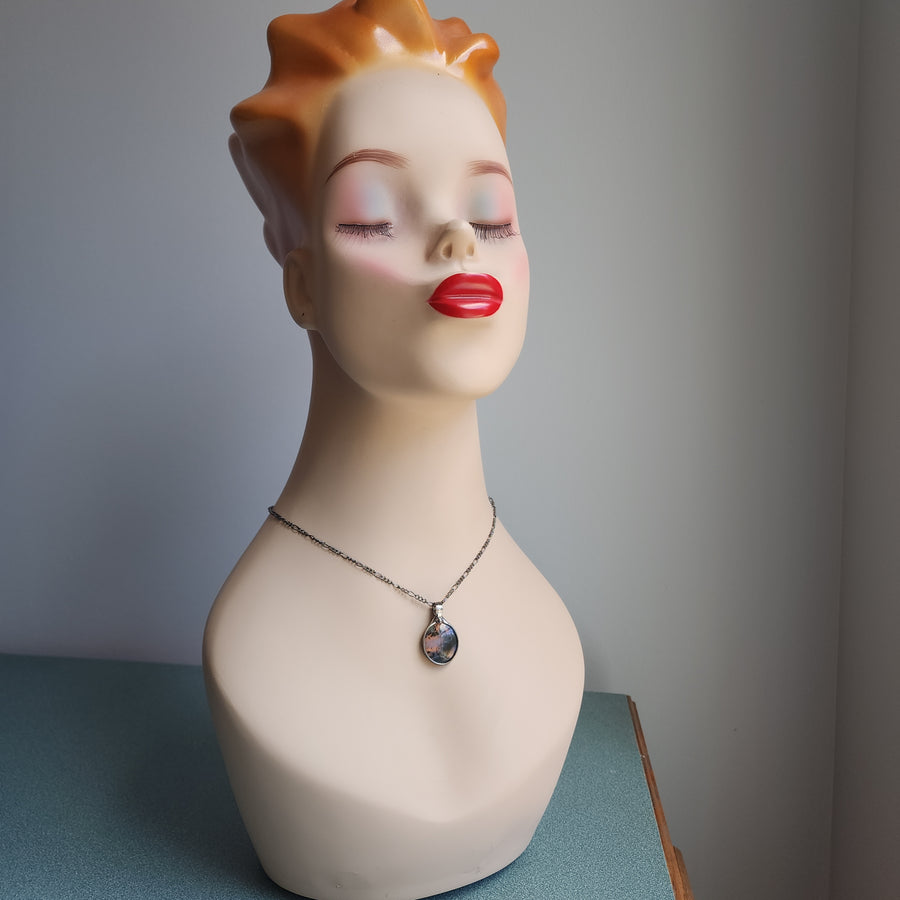 SOLD - Unusual Jewelry, Moss Agate Necklace 3