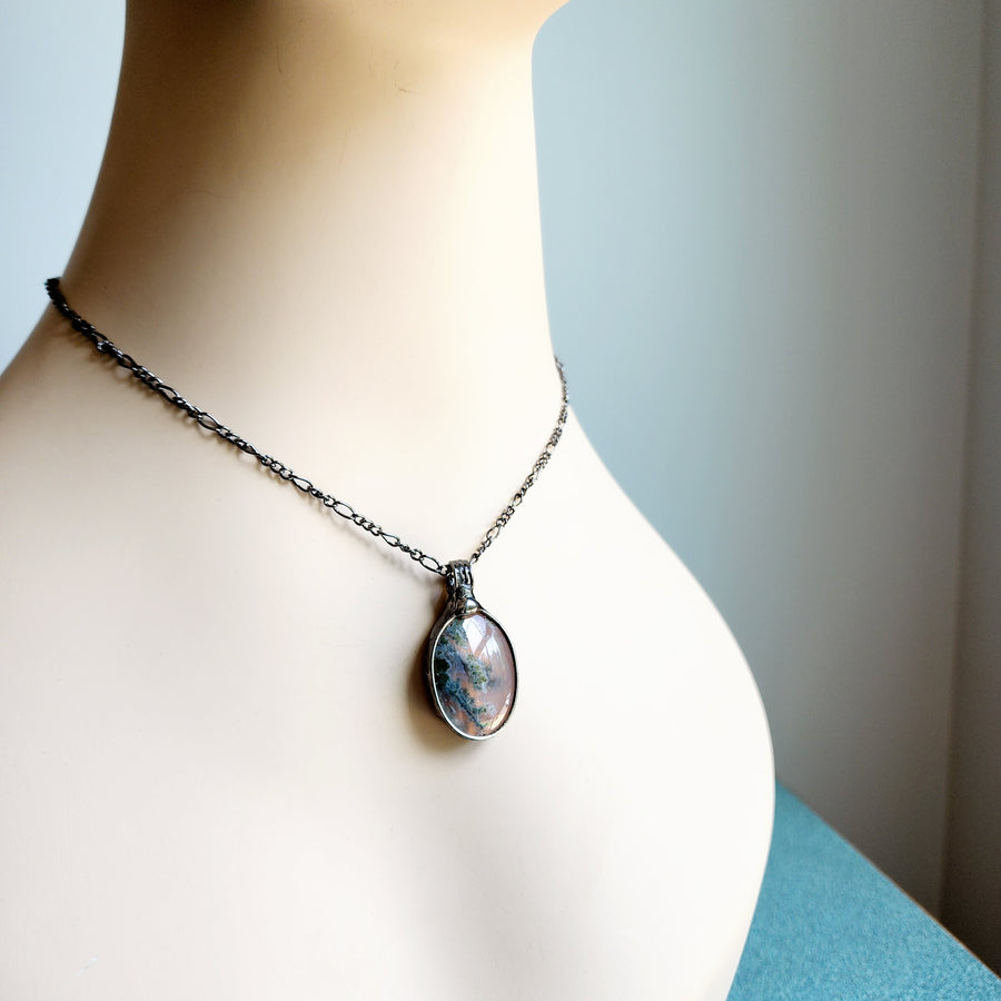 Moss Agate Pendant