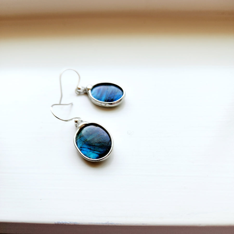 Blue Labradorite Earrings