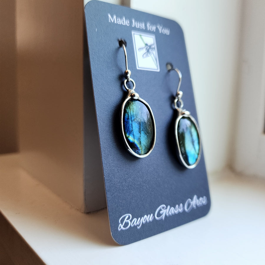 Labradorite Earrings