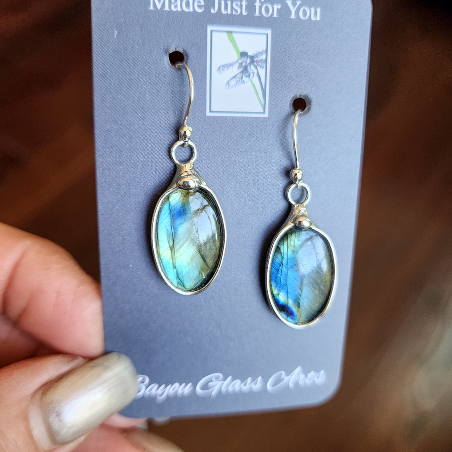 Labradorite Earrings