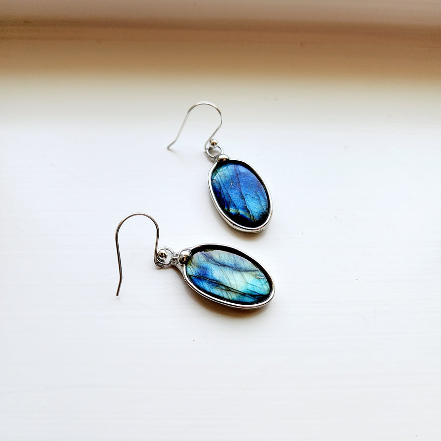 Labradorite Earrings