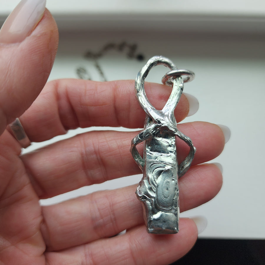 SOLD - Brilliant Blue Labradorite Pendant Necklace