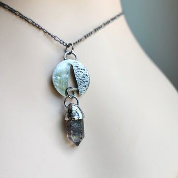 Rutilated Quartz Pendant Necklace