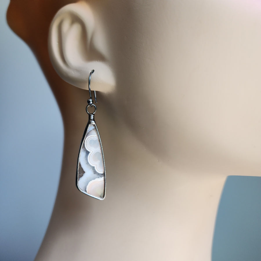 SOLD - Funky Ocean Jasper Earrings