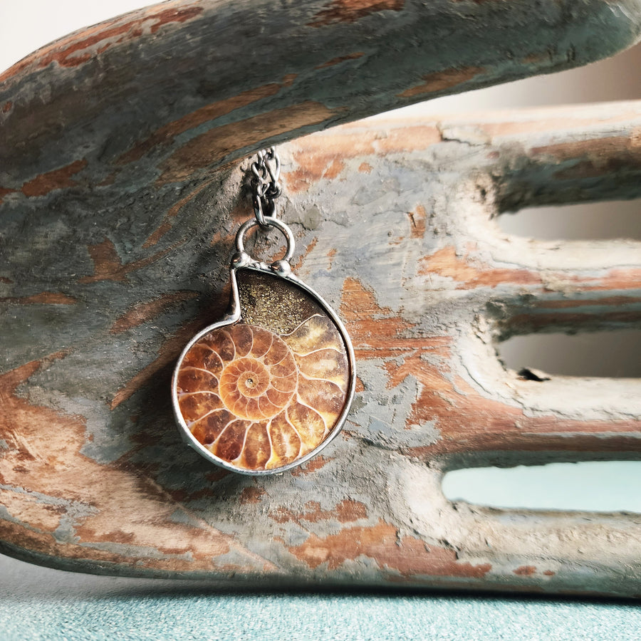 SOLD - Prehistoric Ammonite Pendant