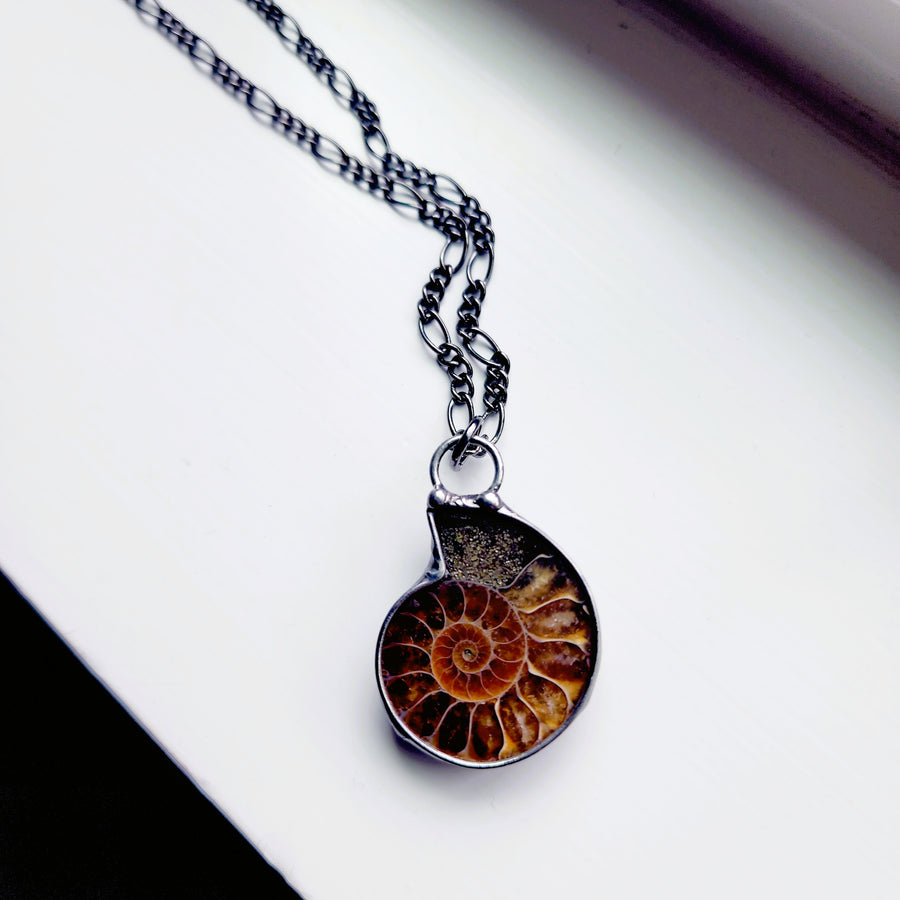 SOLD - Prehistoric Ammonite Pendant