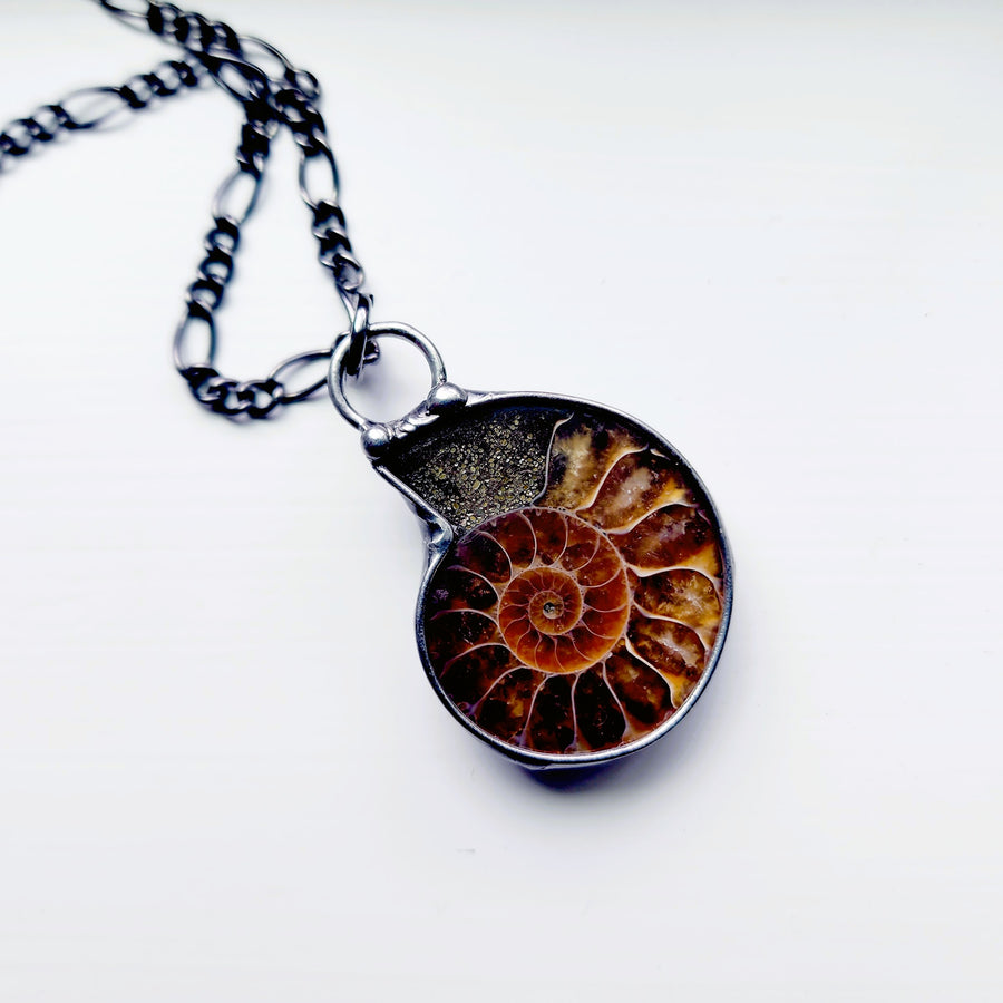 SOLD - Prehistoric Ammonite Pendant
