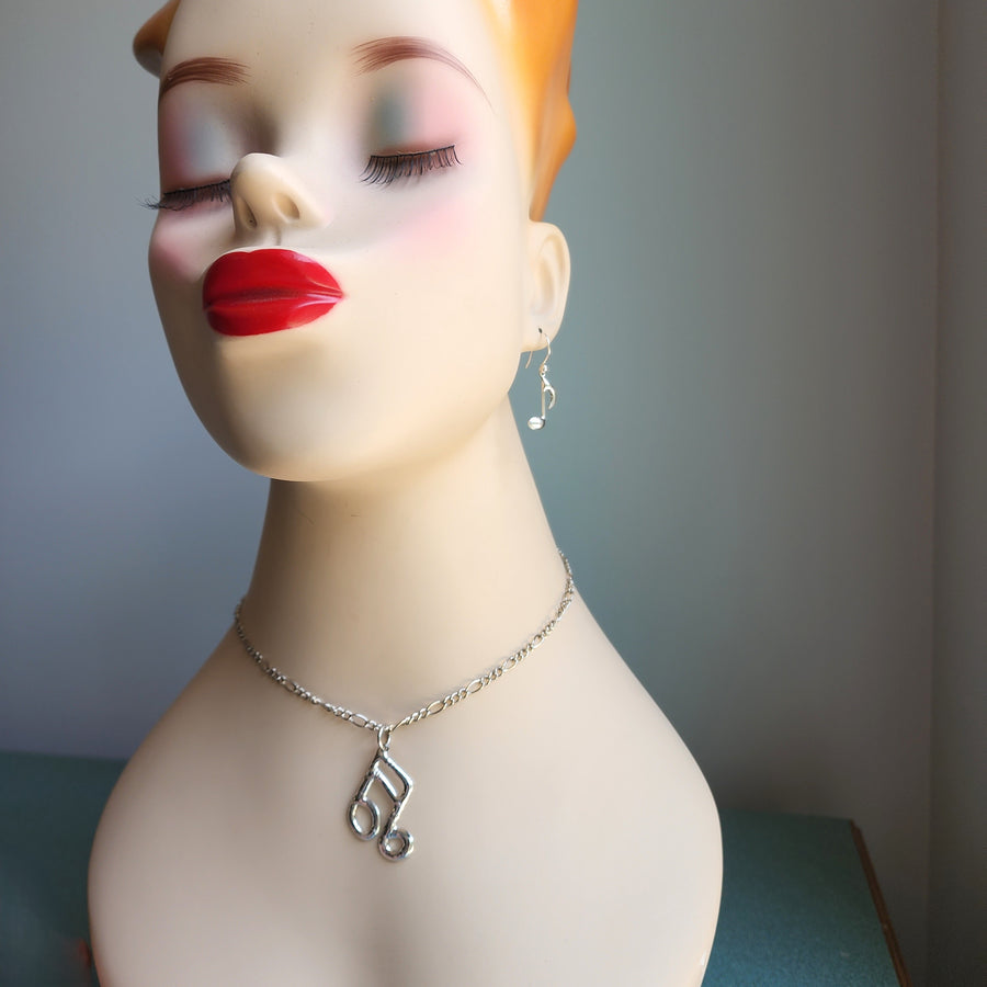 Musical Note Jewelry Set