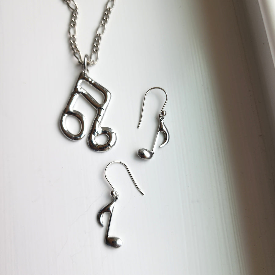 Musical Note Jewelry Set