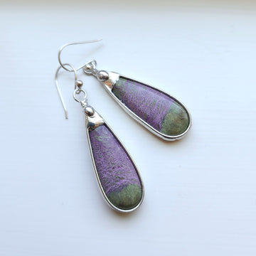 Purple Jasper Earrings