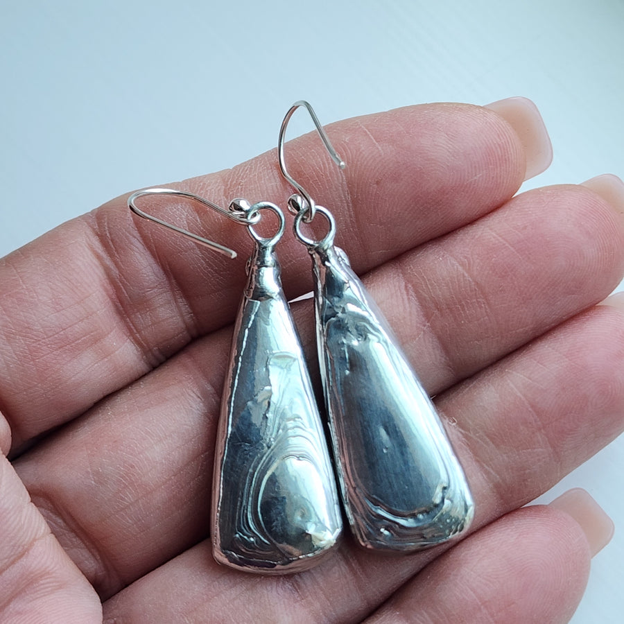 SOLD - Jasper Earrings, Sterling Silver Ear Wires
