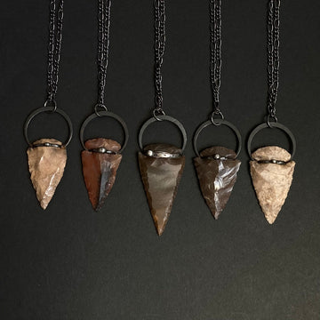 Arrowhead Pendant Necklace for Men