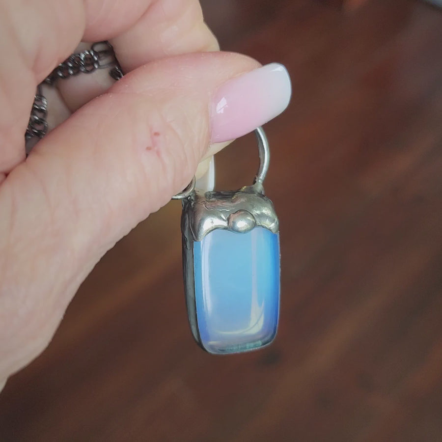 Opalite Pendant Necklace, One of a Kind - SOLD