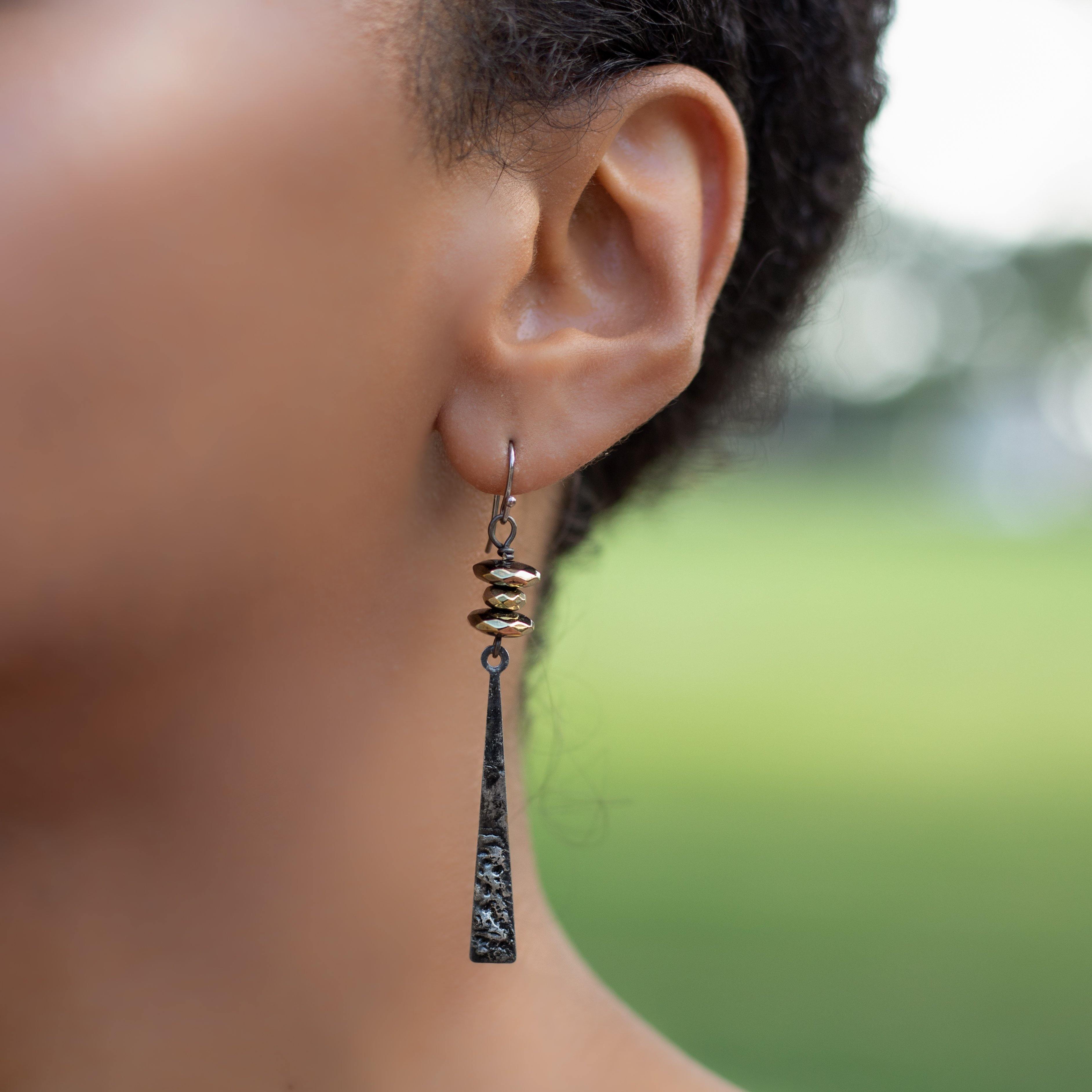 Handmade Drop Dangle Earrings | Bayou Glass Arts