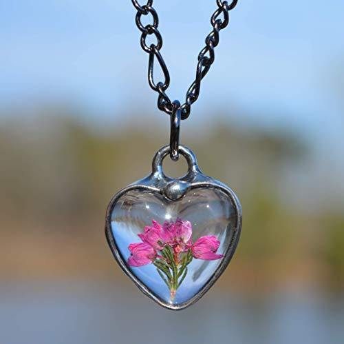 dainty_pink_heather_necklace