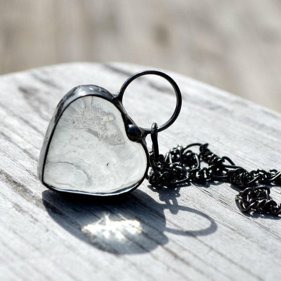handmade_clear_chunky_heart_necklace