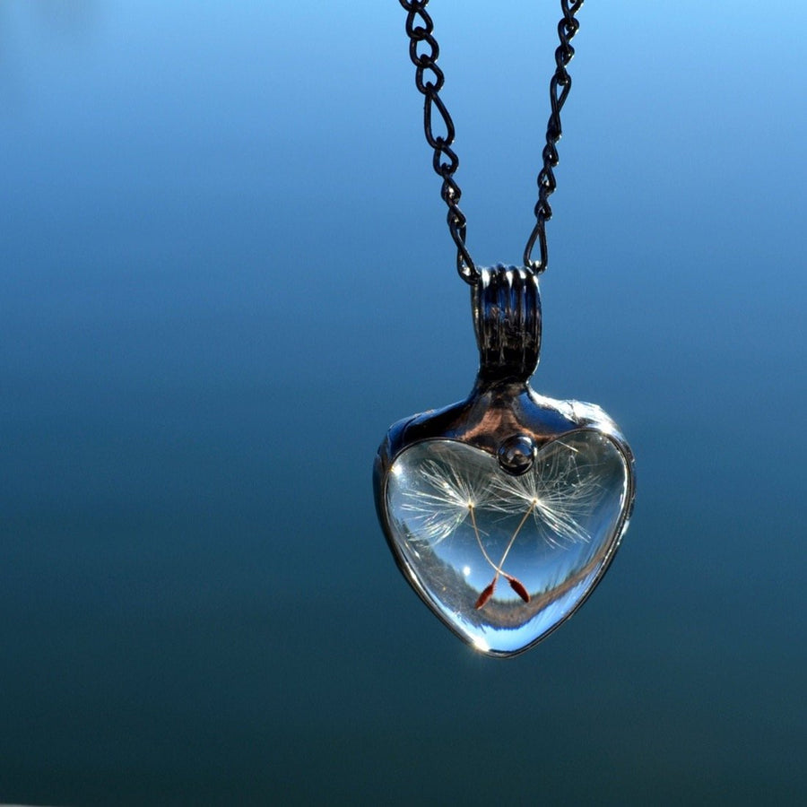 Wish heart necklace shop